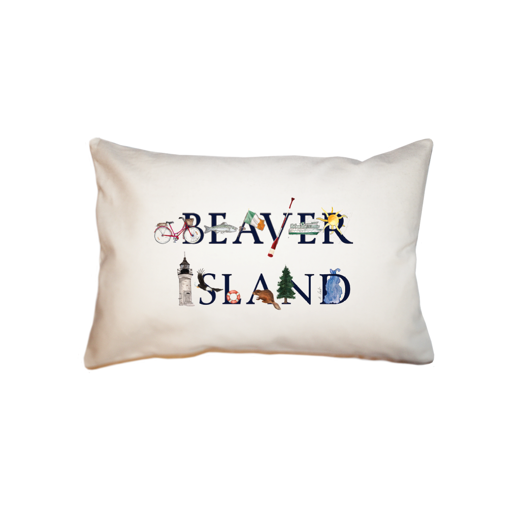 beaver island small accent pillow