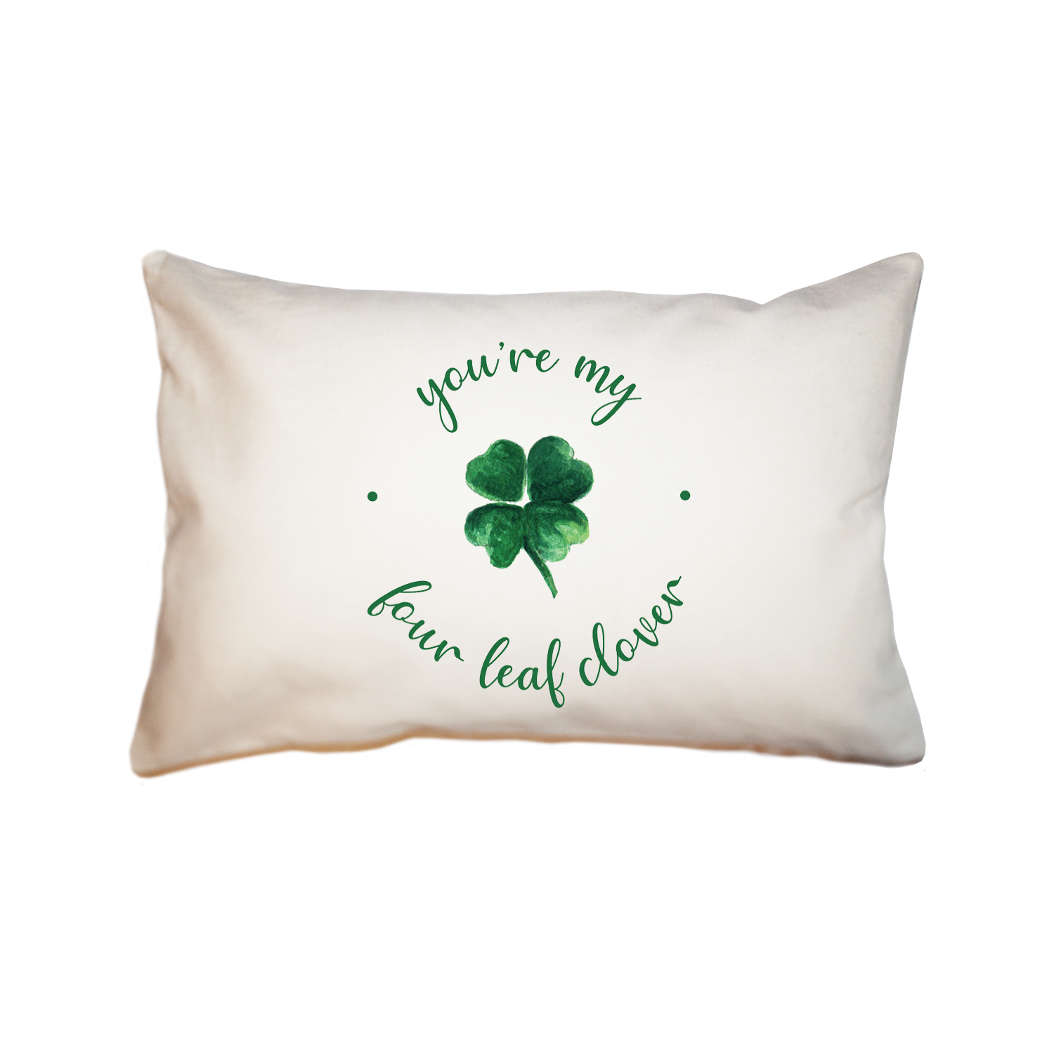 you're my four leaf clover large rectangle pillow
