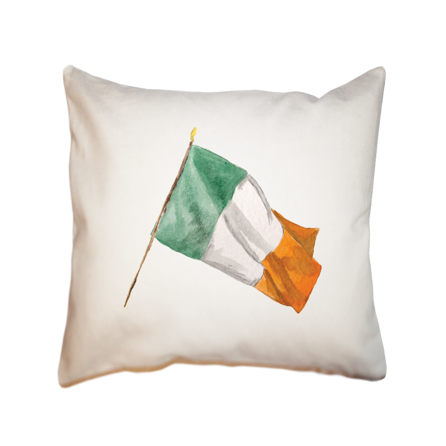 ireland flag square pillow