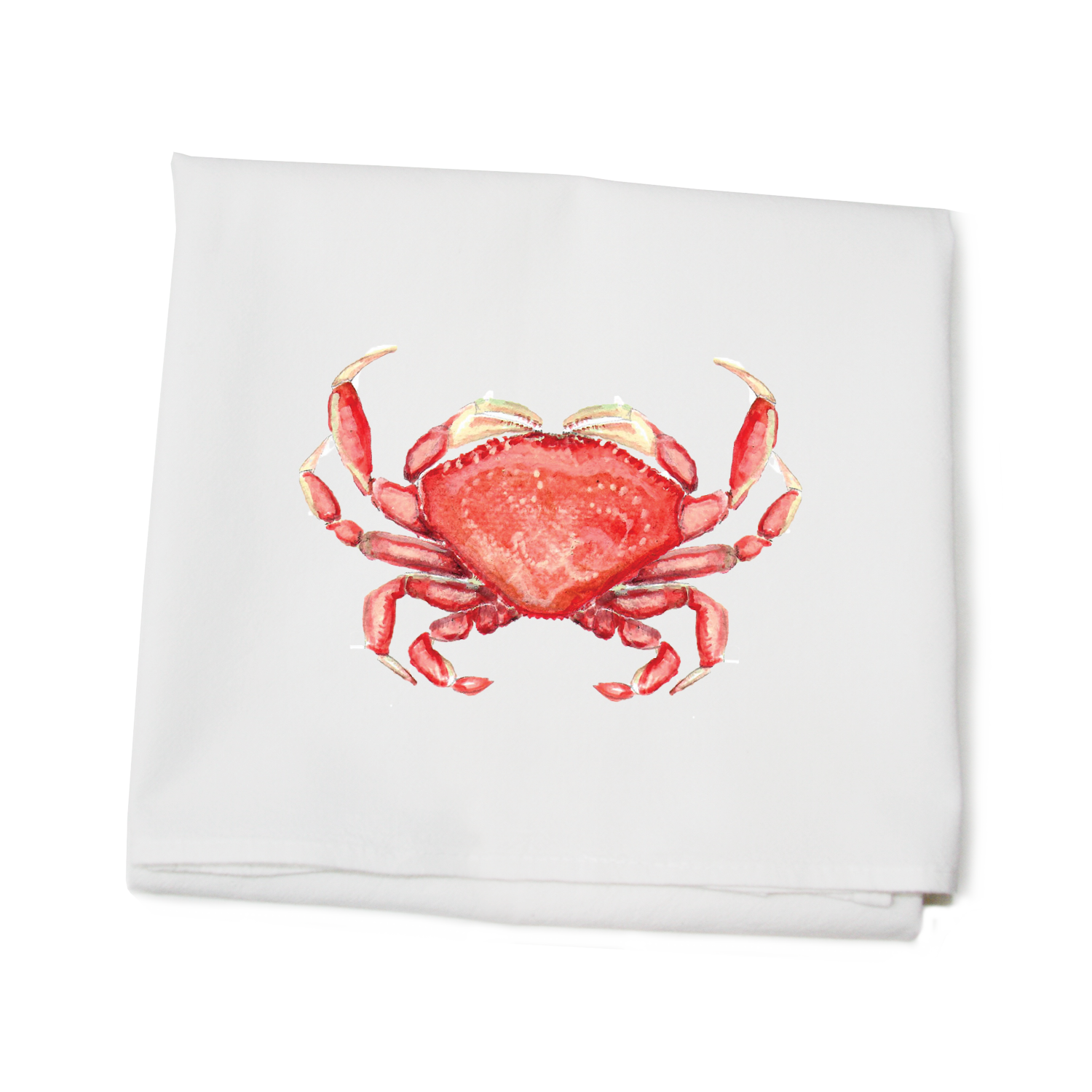 dungeness crab flour sack towel