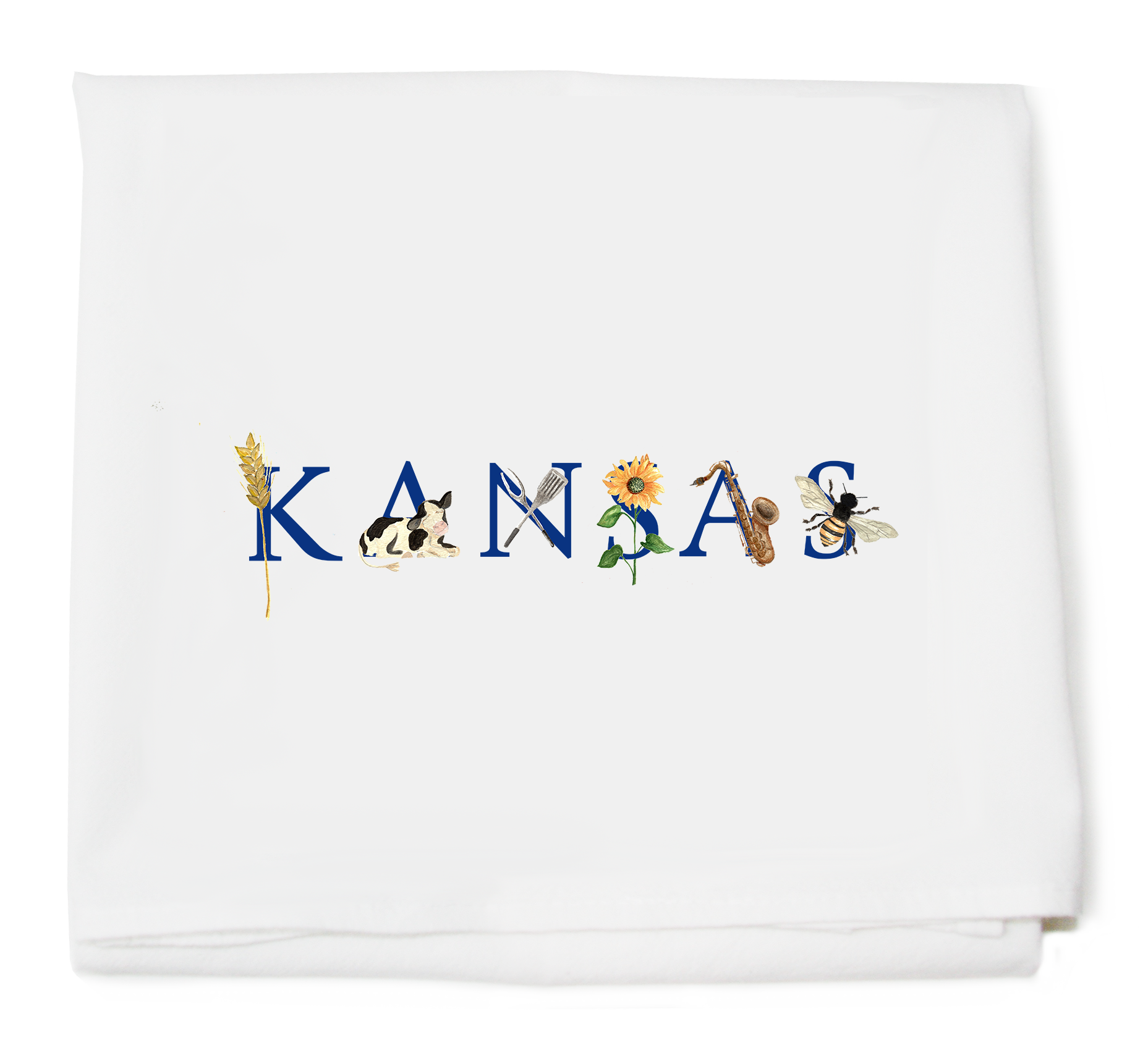 Kansas flour sack towel
