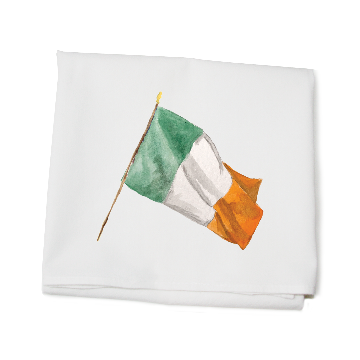 ireland flag flour sack towel