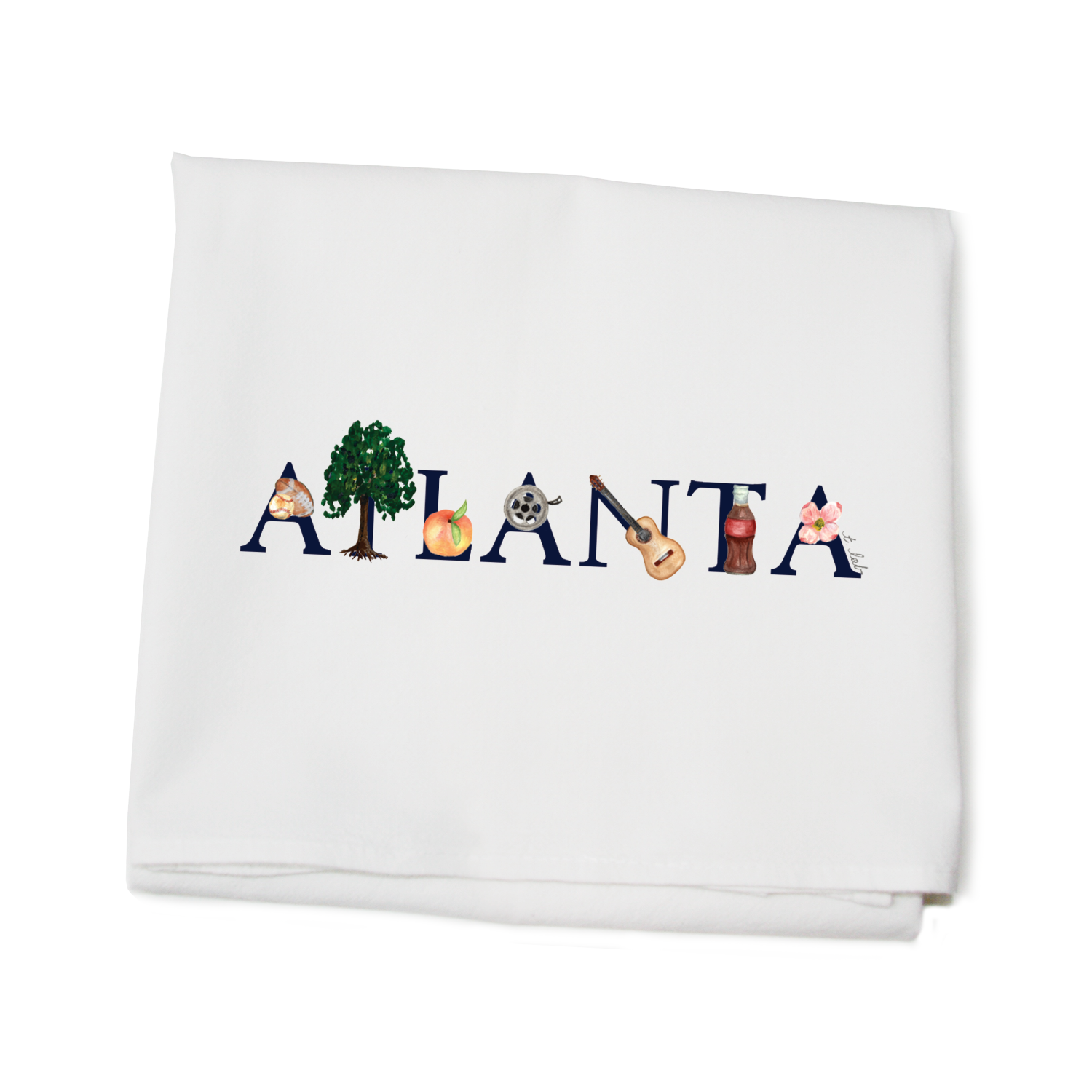 atlanta flour sack towel