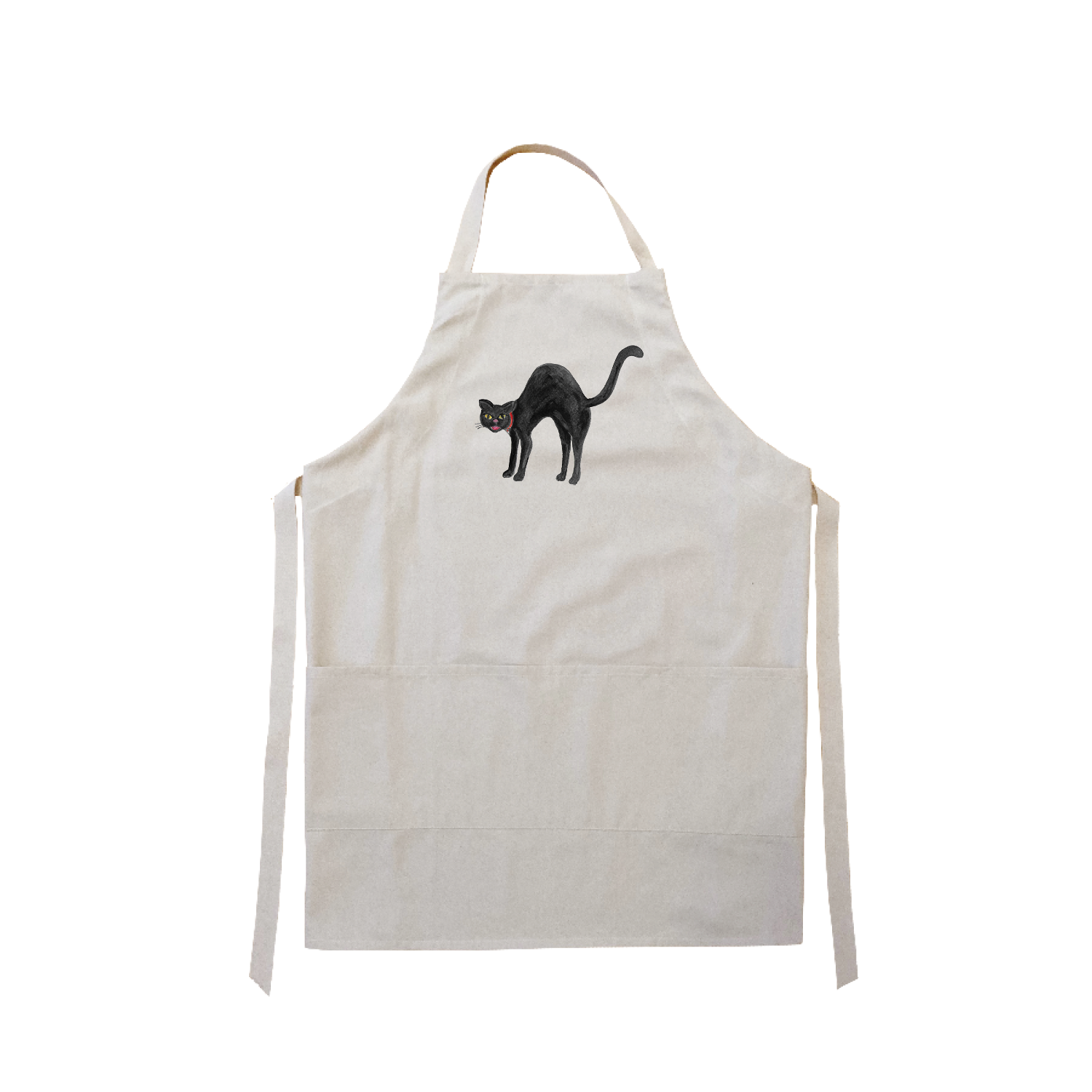 black cat apron