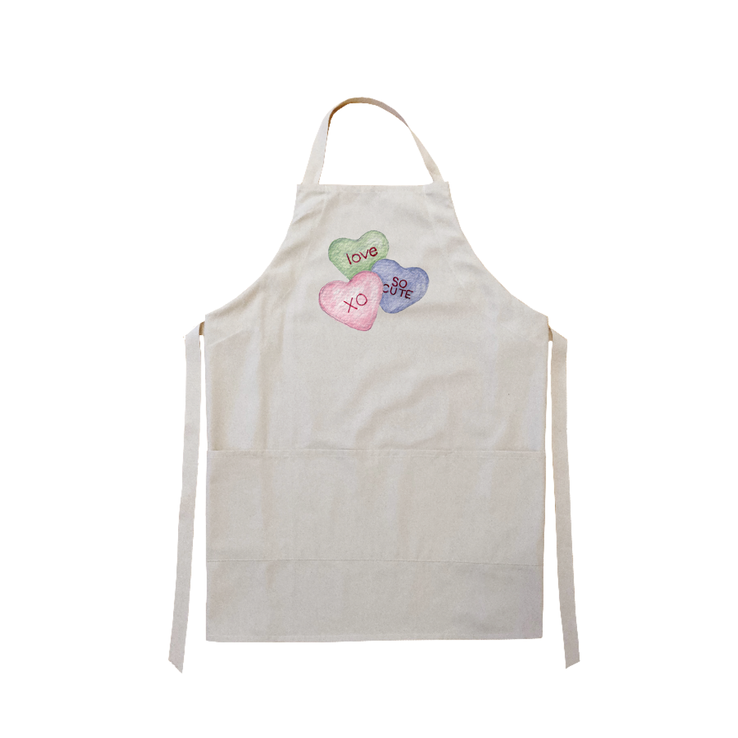 sweet hearts candy apron