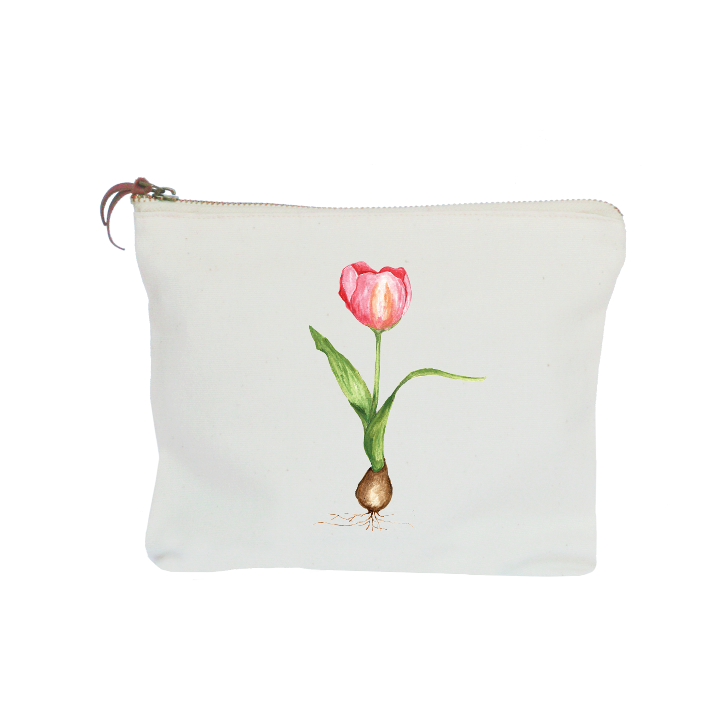 tulip zipper pouch