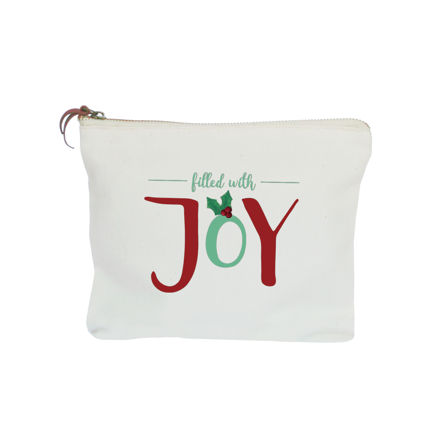 filled with joy zipper pouch