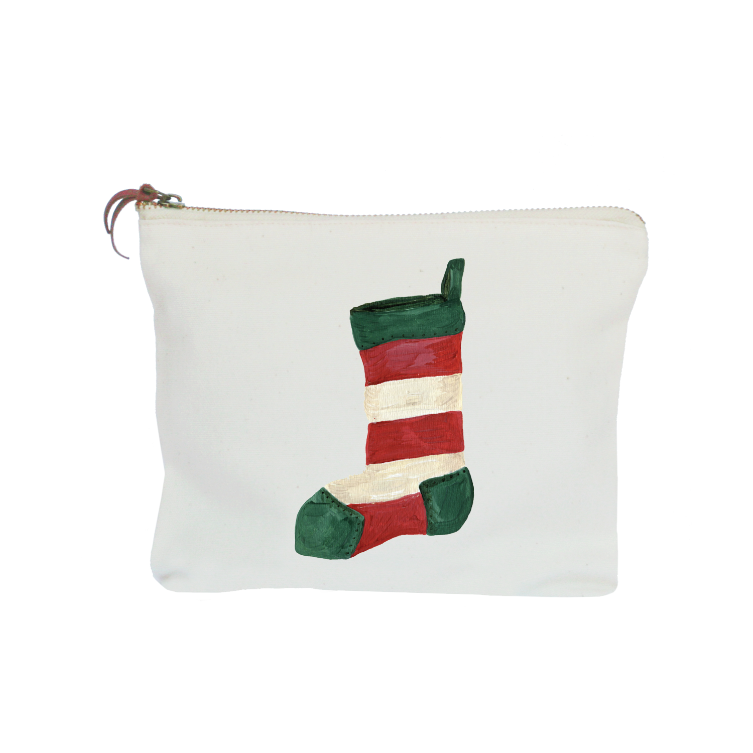 christmas stocking zipper pouch