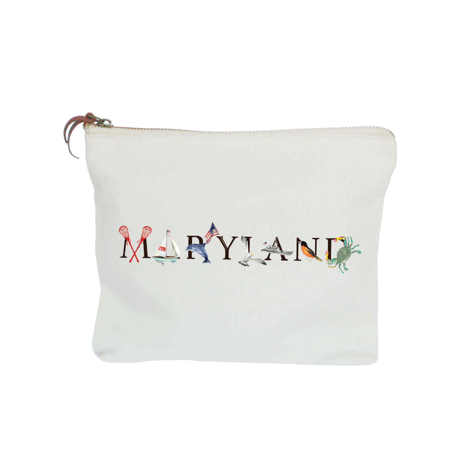 Maryland zipper pouch