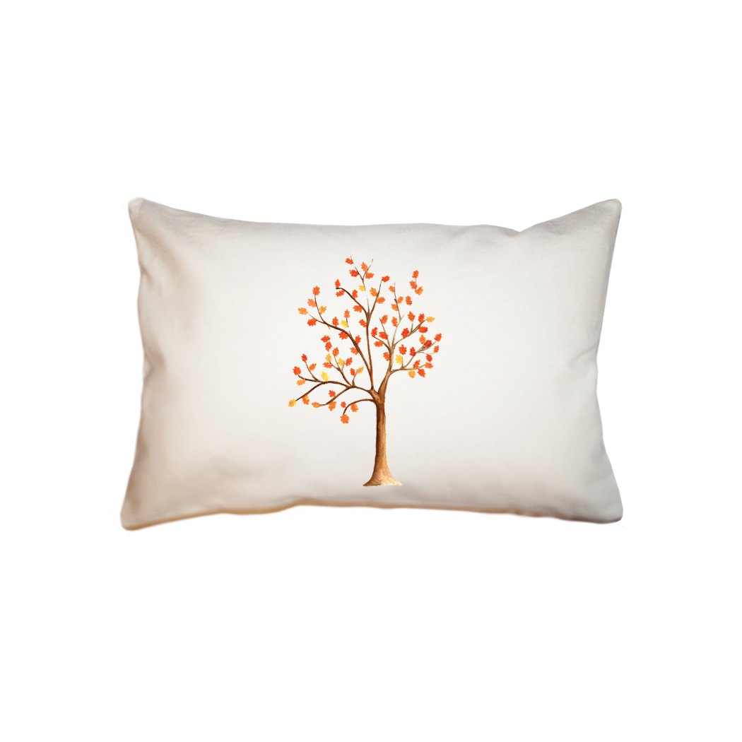 fall tree small accent pillow