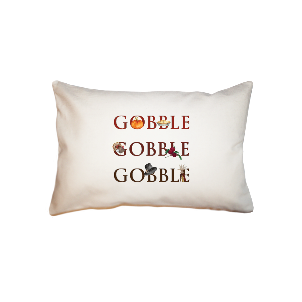 gobble gobble gobble  small accent pillow