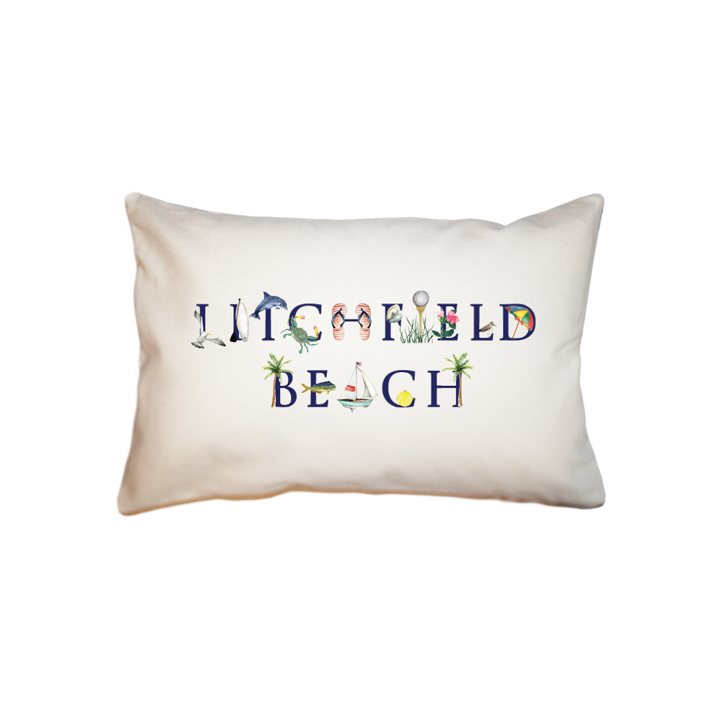 litchfield beach  small accent pillow