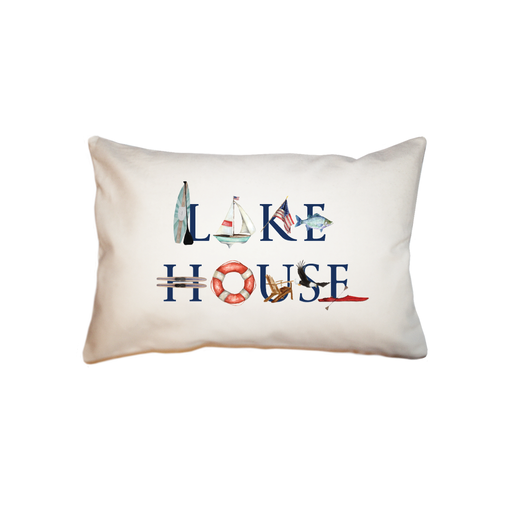 lake house  small accent pillow