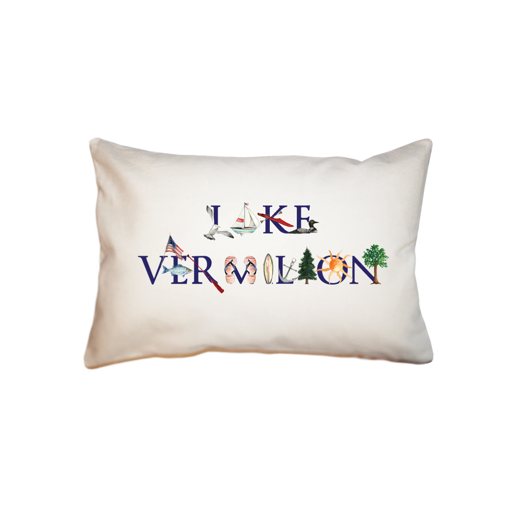 lake vermillion  small accent pillow