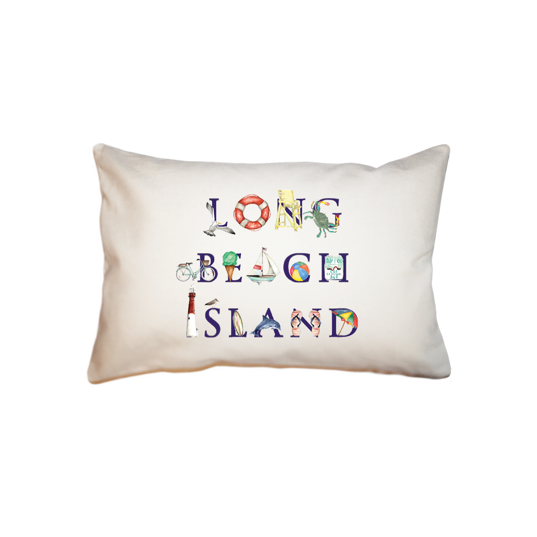 long beach island (new)  small accent pillow