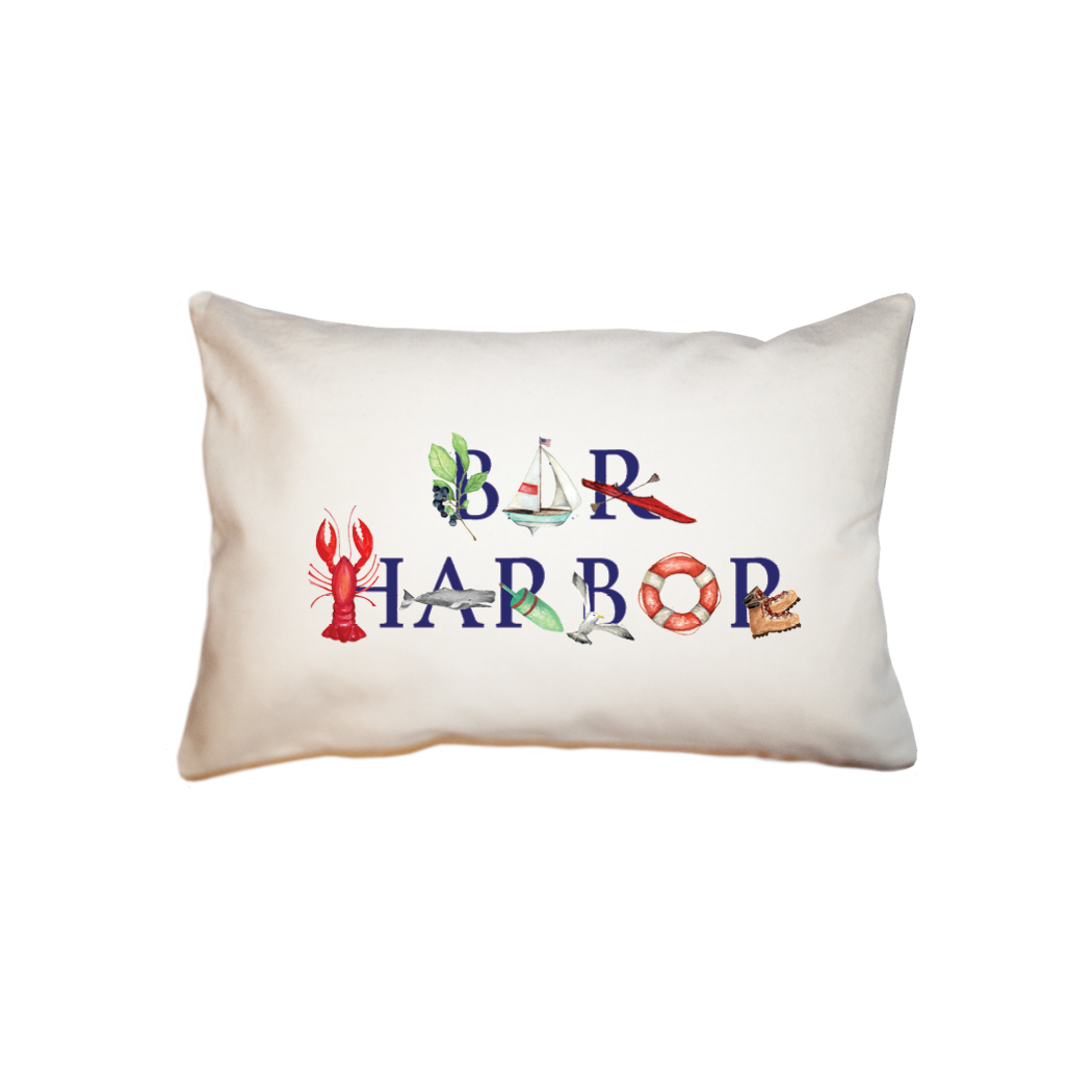 bar harbor small accent pillow
