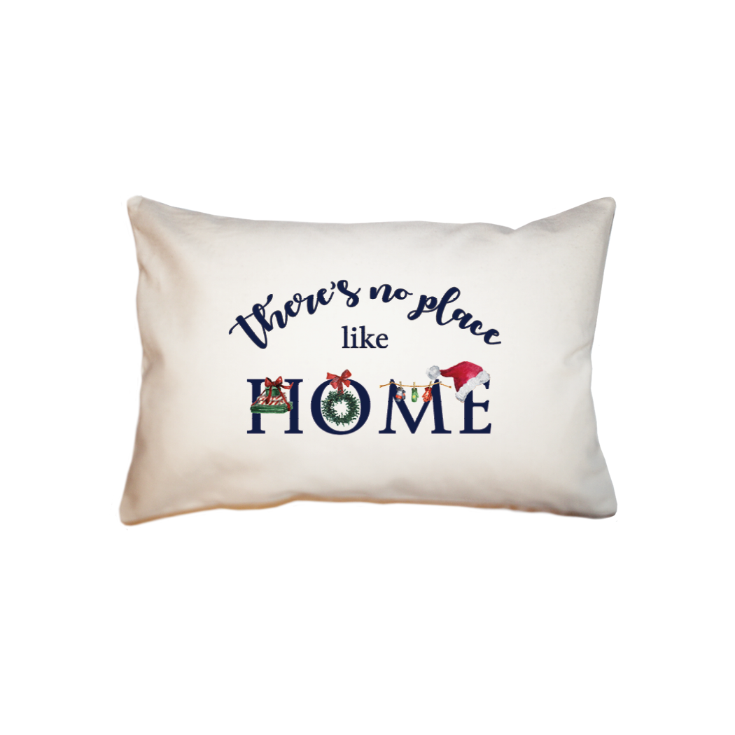 no place like home christmas small accent pillow