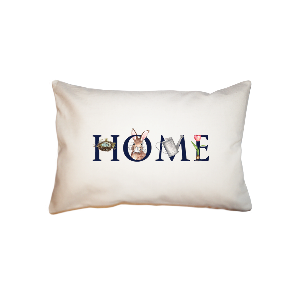 home spring small accent pillow