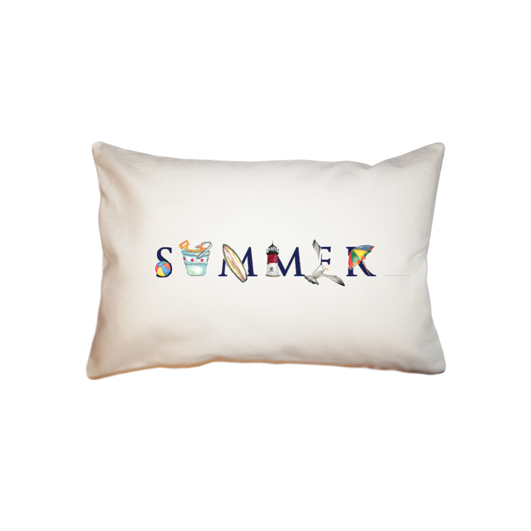 summer (new england version) small accent pillow
