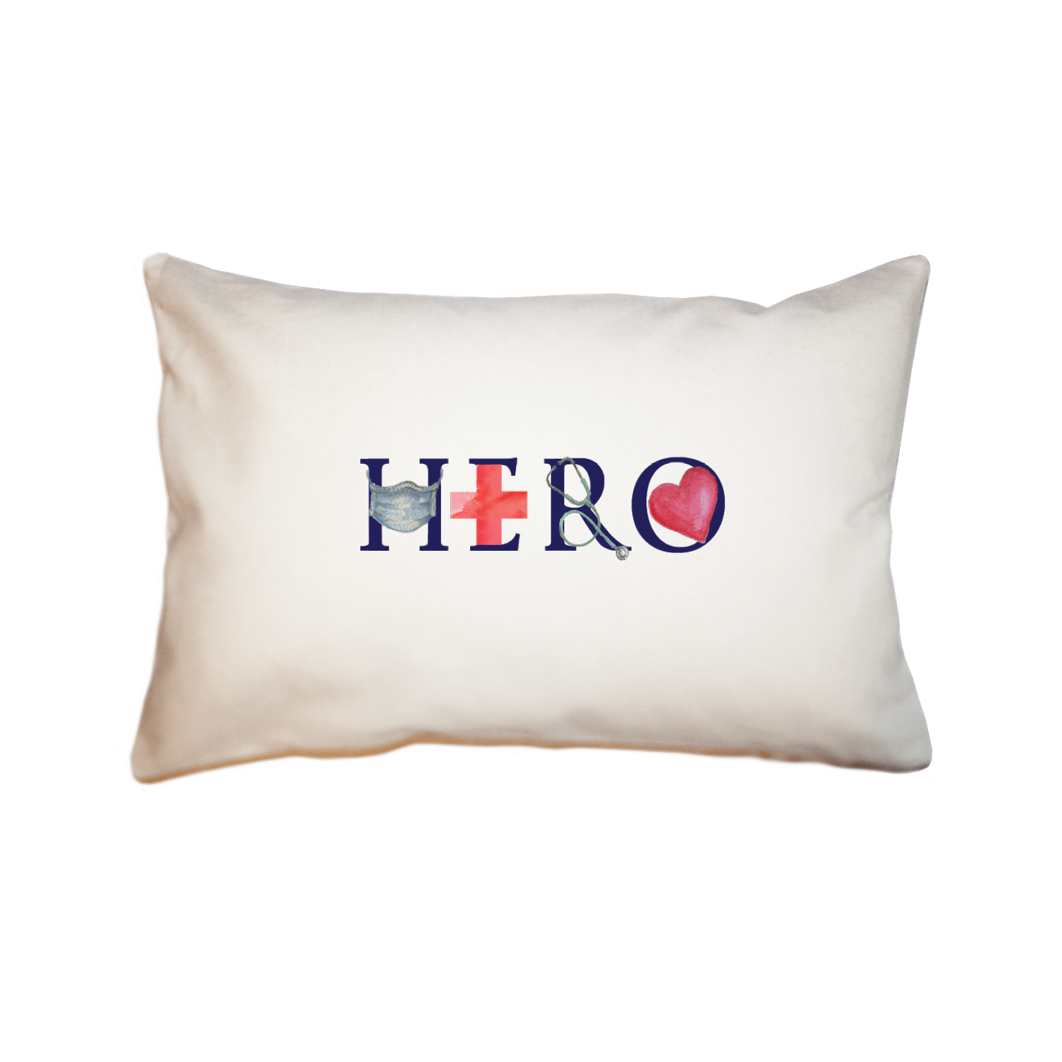 hero medical large rectangle pillow