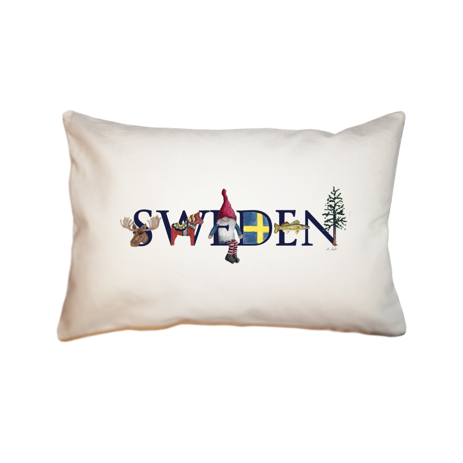 sweden large rectangle pillow