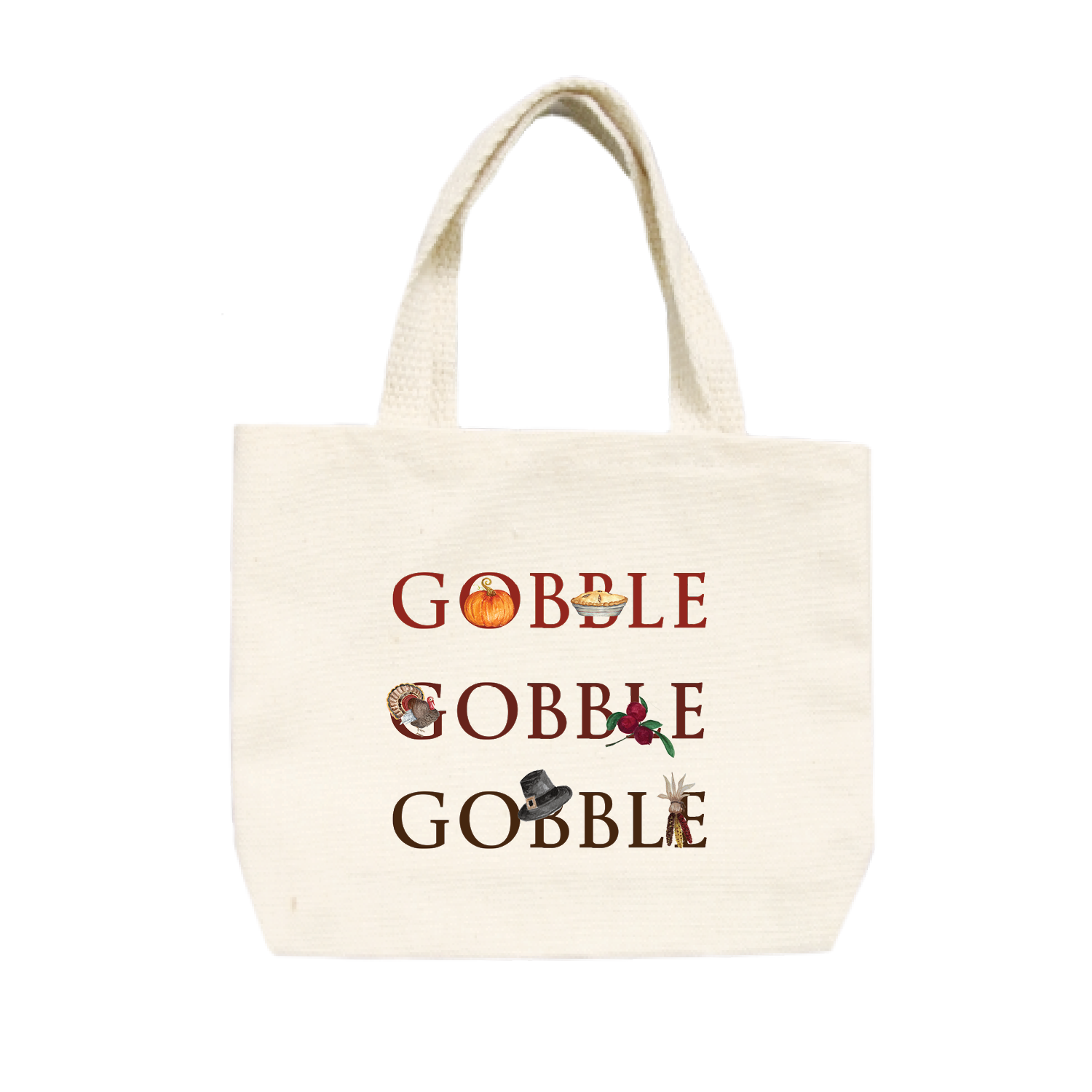 gobble gobble gobble small tote