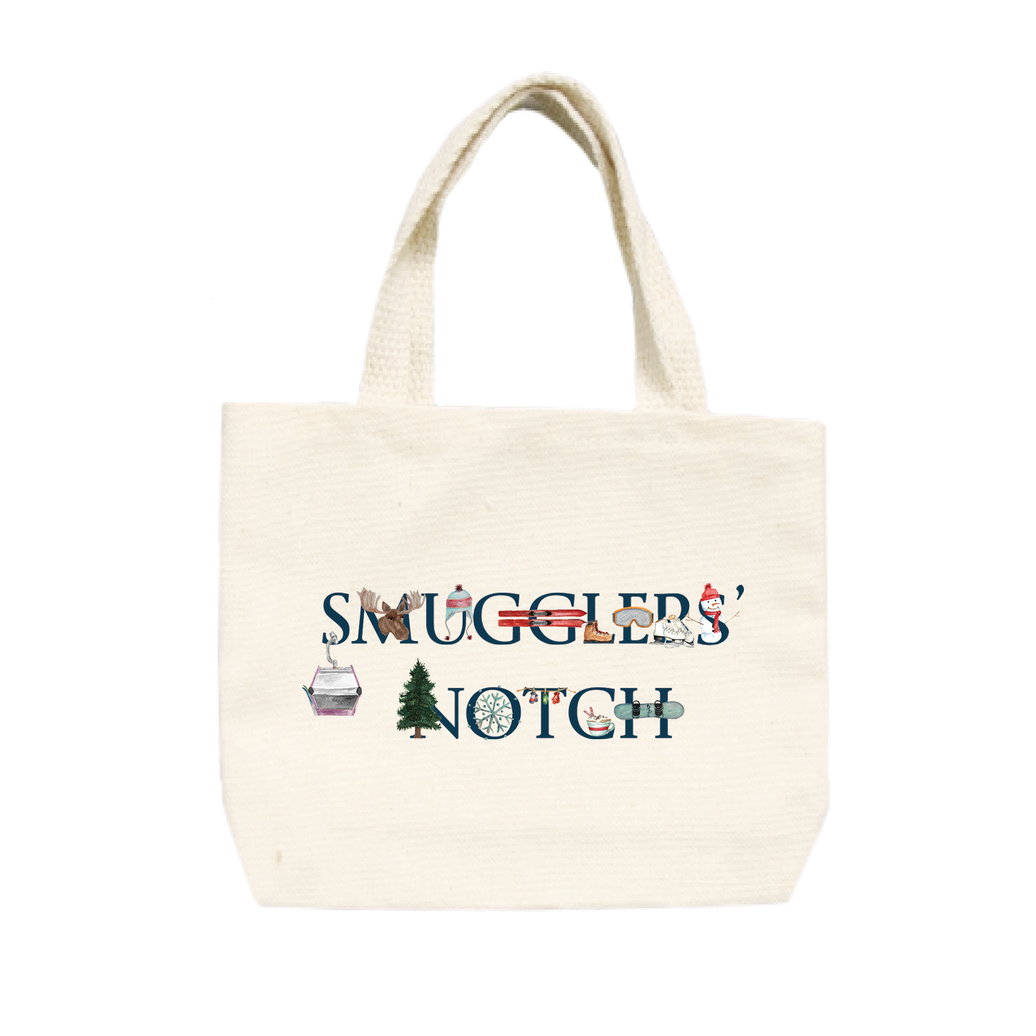 smugglers' notch small tote