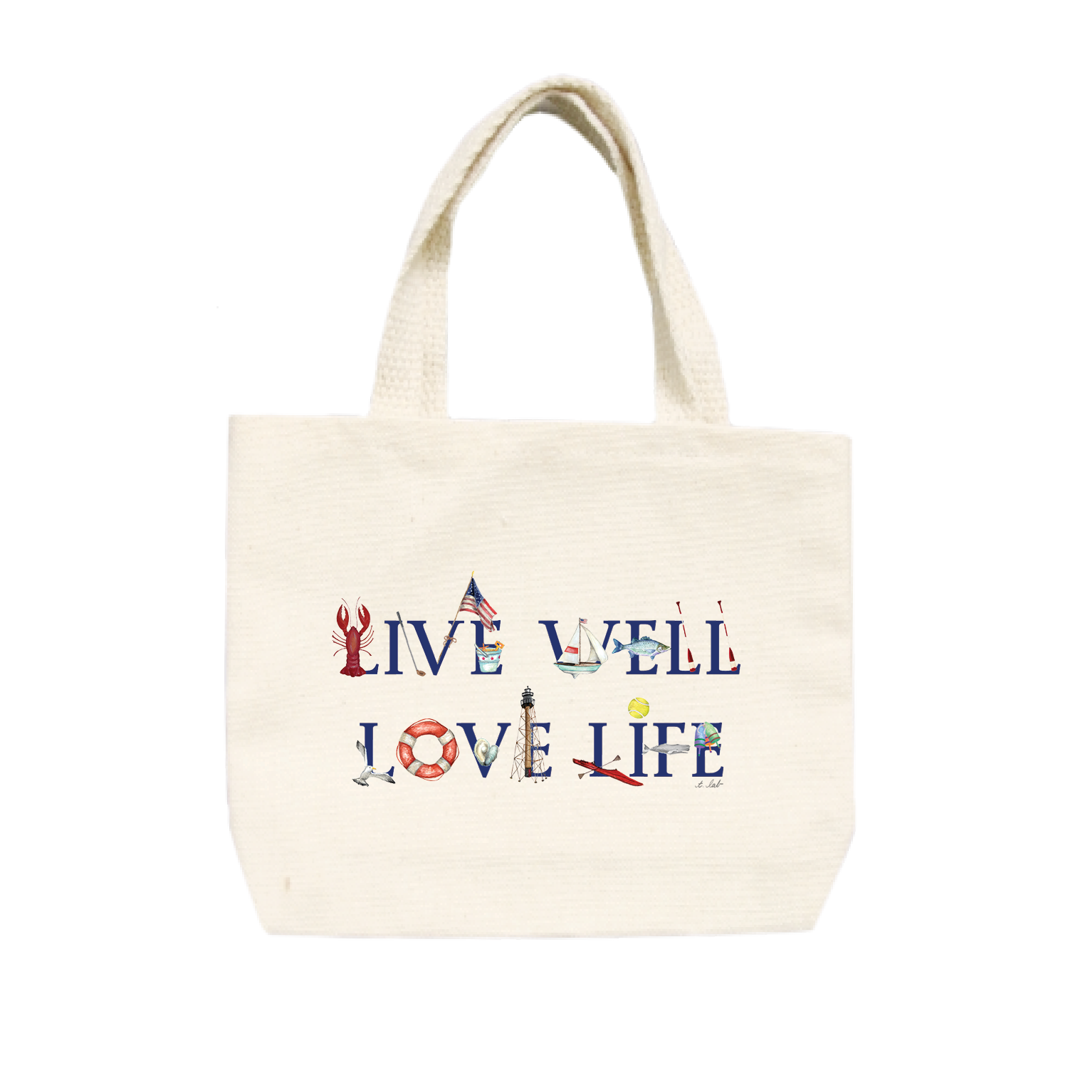 live well love life small tote