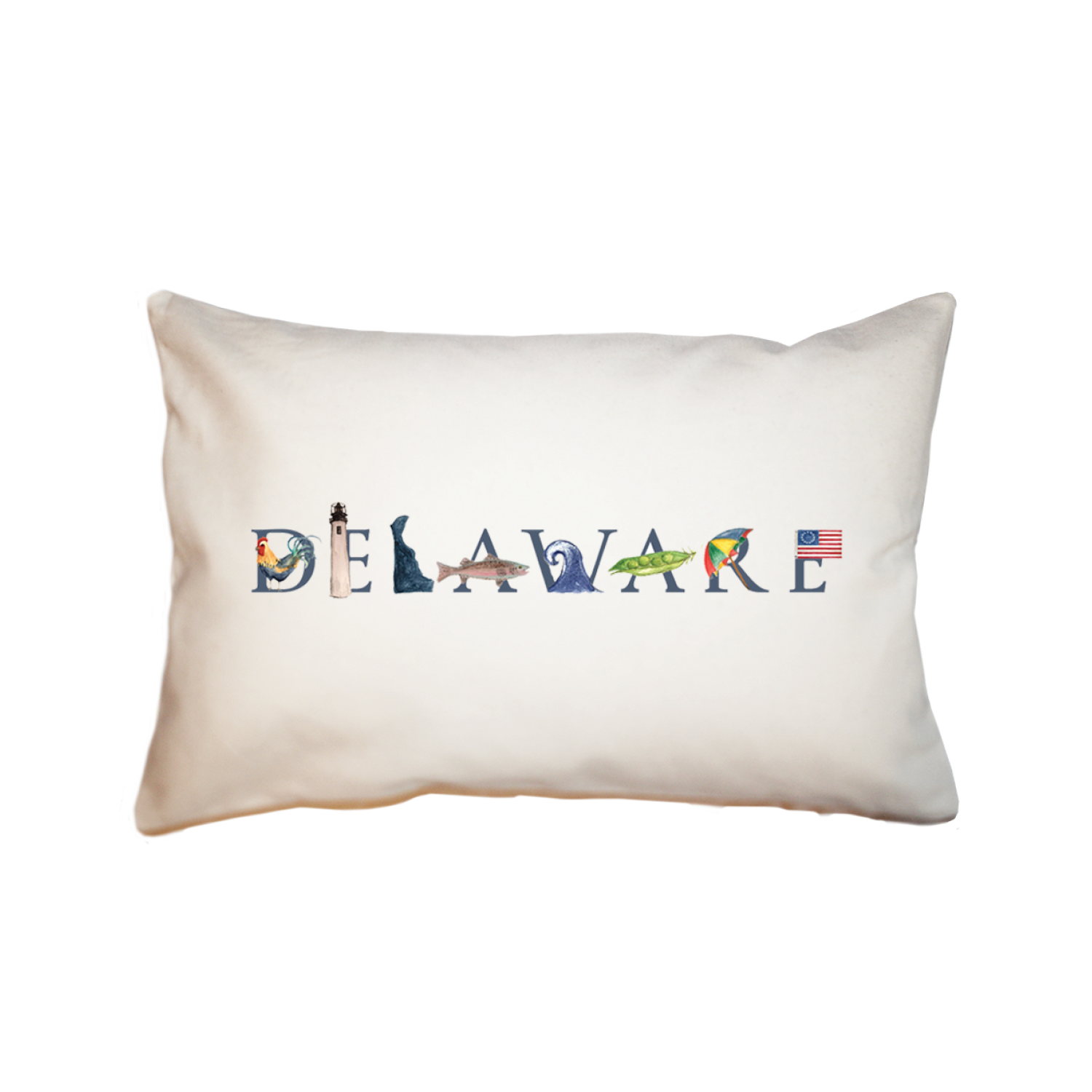 Delaware large rectangle pillow