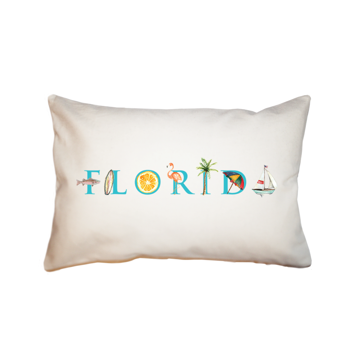 Florida large rectangle pillow