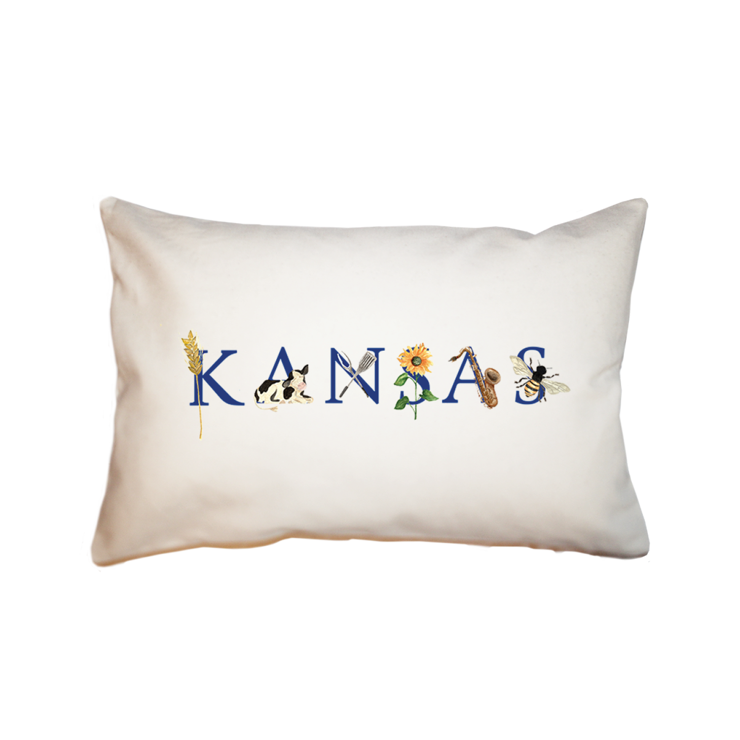 Kansas large rectangle pillow