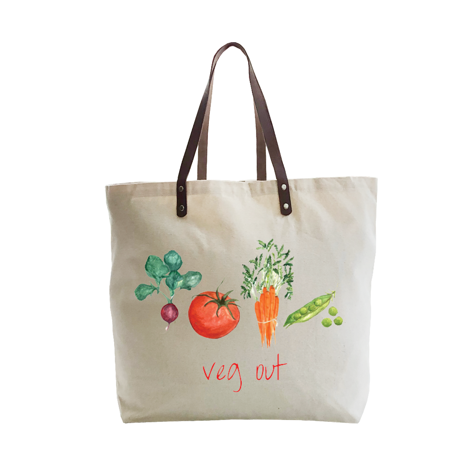 veg out large tote
