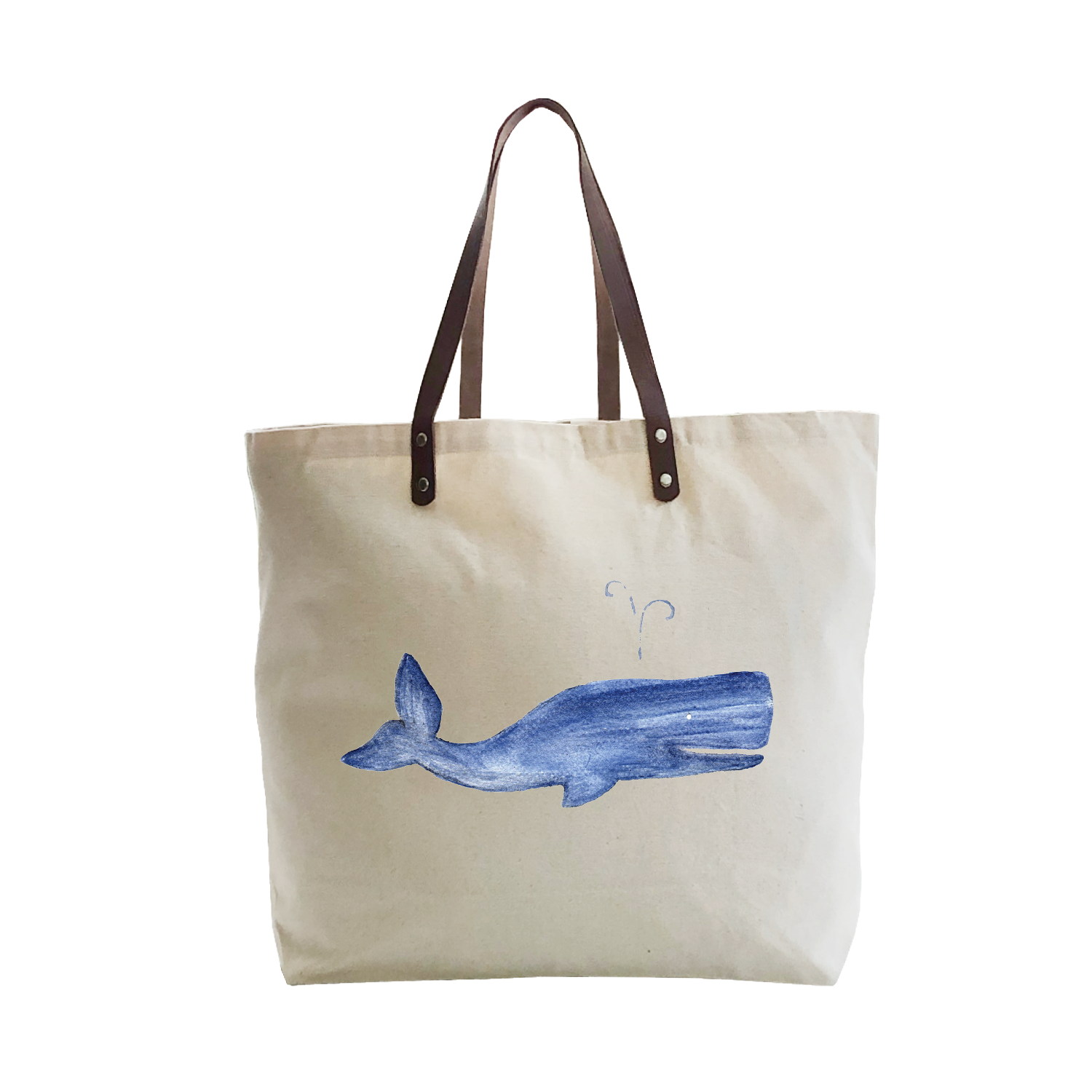blue whale large tote