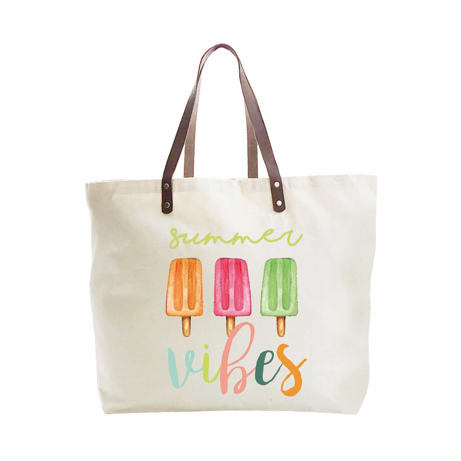 summer vibes large tote