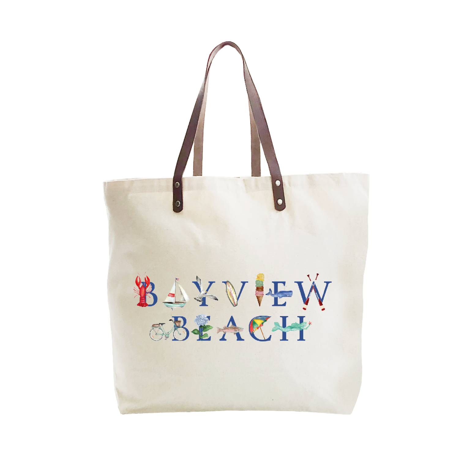 bayview beach large tote