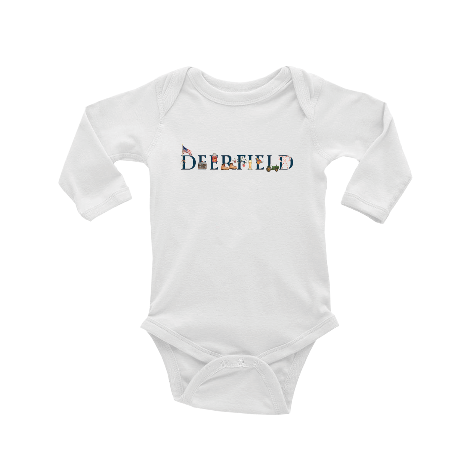 deerfield baby snap up long sleeve