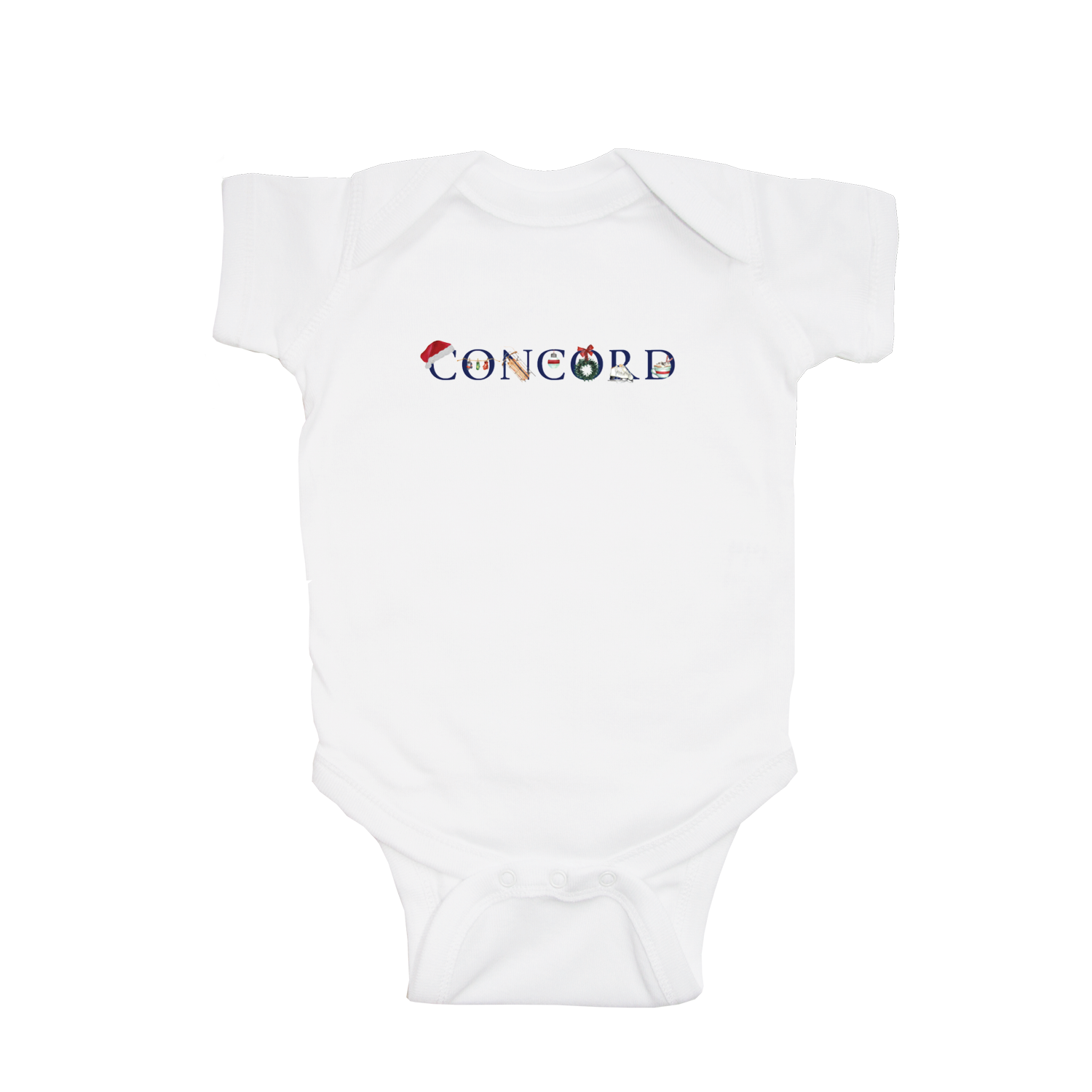 concord winter baby snap up short sleeve