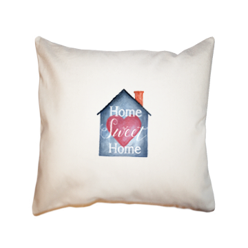 home sweet home square pillow