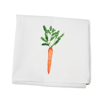 carrot single flour sack towel