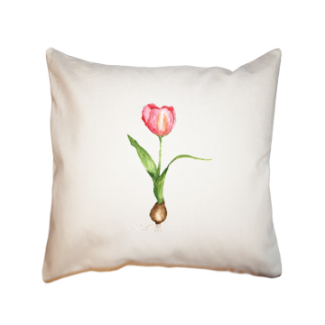 tulip square pillow