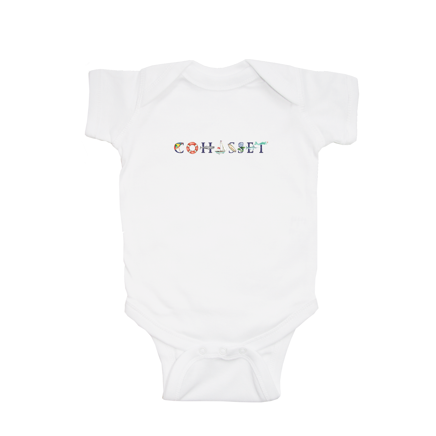 Cohasset baby snap up short sleeve