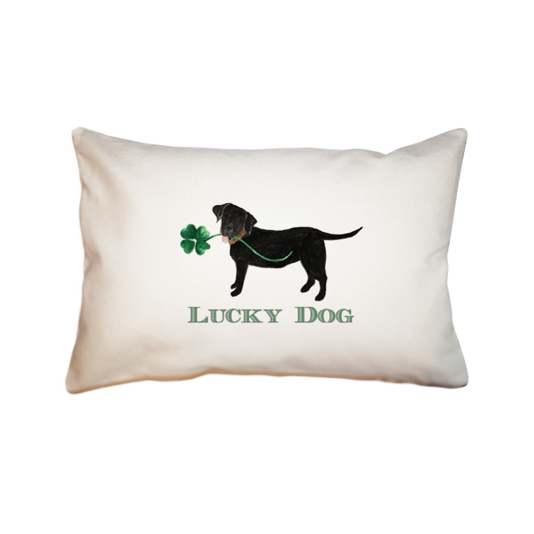 lucky dog large rectangle pillow