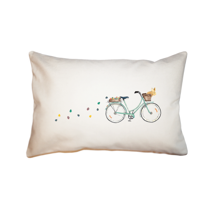 easter bike large rectangle pillow