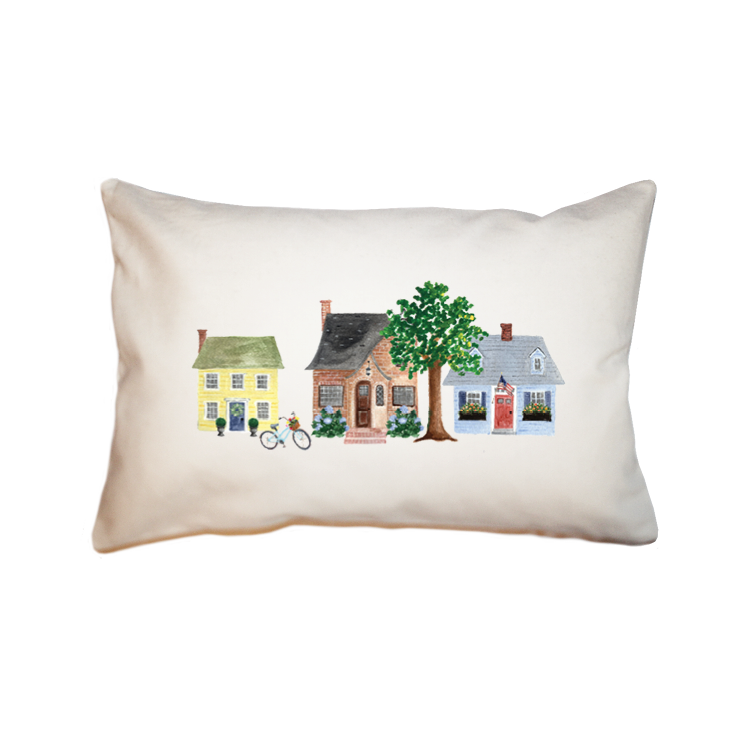 summer houses large rectangle pillow