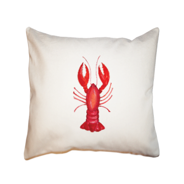 lobster cooked square pillow