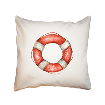 rescue ring square pillow
