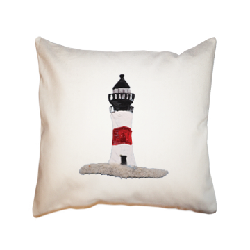 lighthouse square pillow