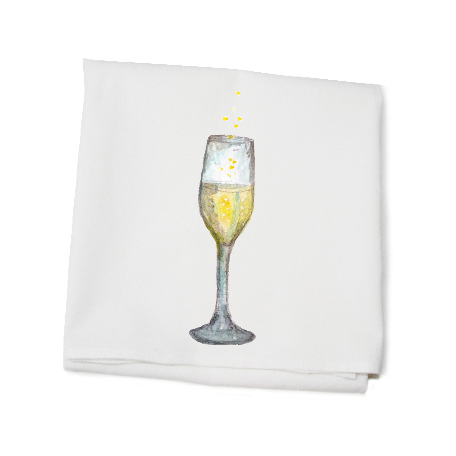 champagne 2024 flour sack towel