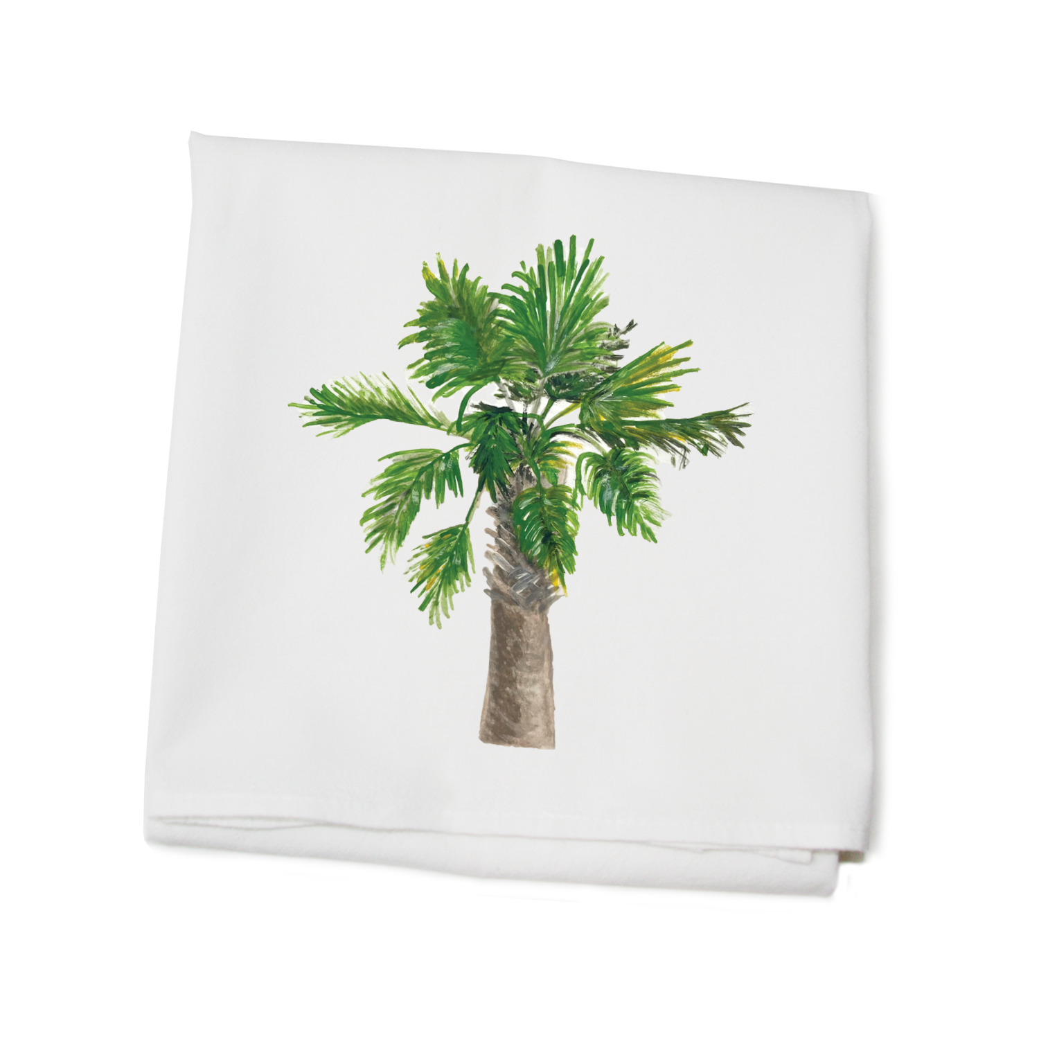 palmetto palm tree flour sack towel
