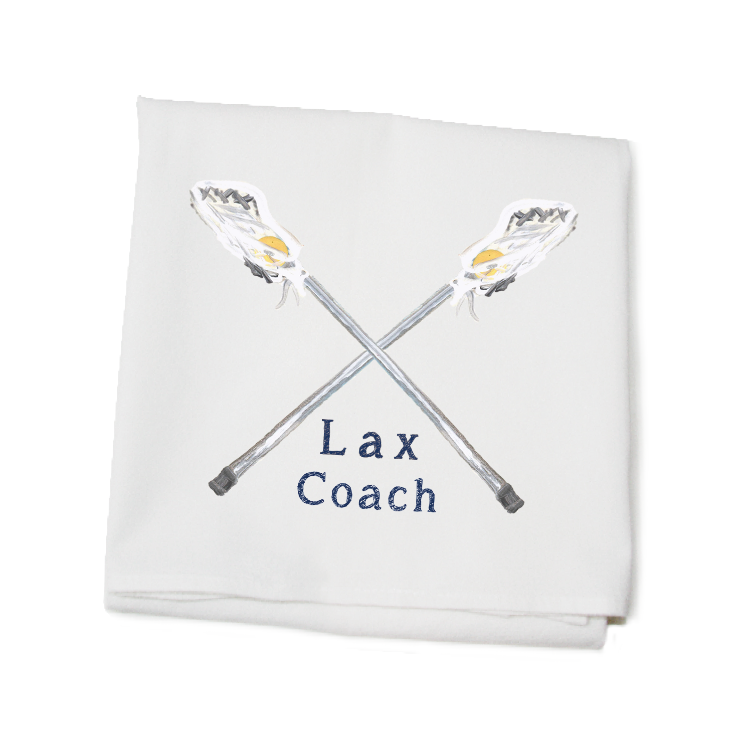 lax coach flour sack towel